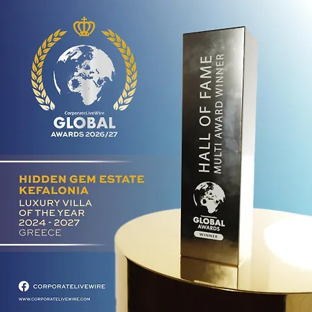 Hidden Gem Estate Kefalonia, Multi-award Winner فيلة *